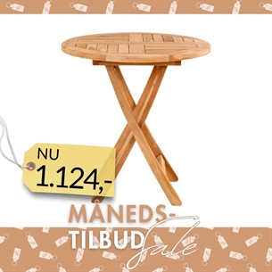 Oviedo havebord - Ø 70 cm.